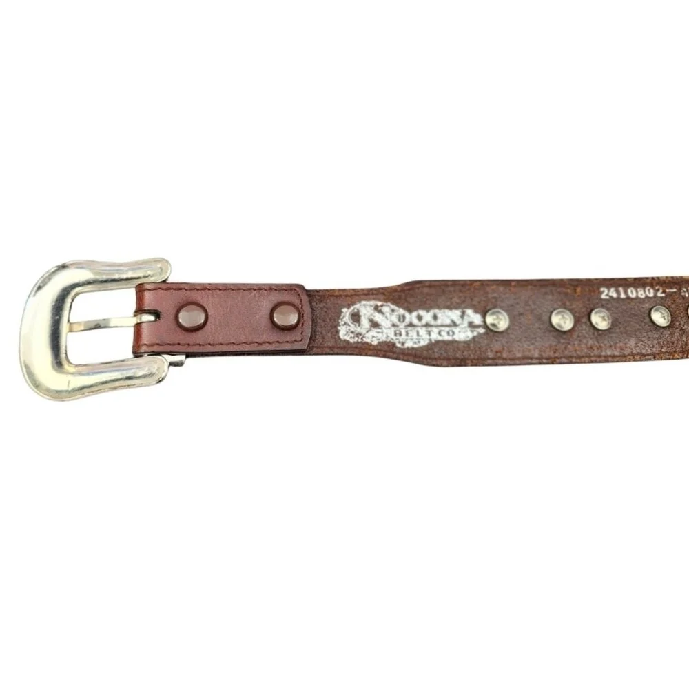 Western Belt Leather Brown Men's Nocona Size 40
